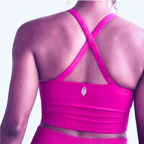 ⚠️SOLD-🫶11/12/23⚠️Free People Movement Good Karma Crop Tank Bra Top - Picture 3 of 9